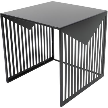 Cisco Square Side Table In Black