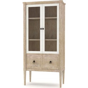 Wilmington Display Bookcase In Sand