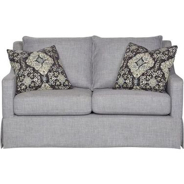 Wilmington Loveseat with 2 Pillows In Gray