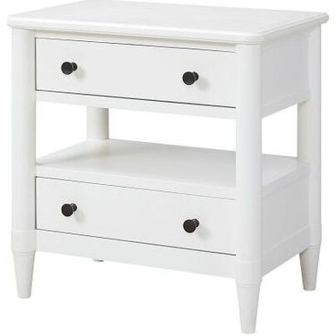 Wilmington Open Nightstand In White