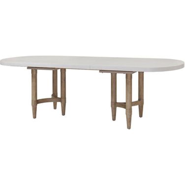 Wilmington Pillar Trestle Table In Sand