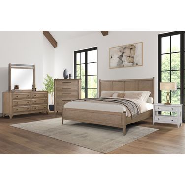 Wilmington Queen Lo-Post Bed In Sand