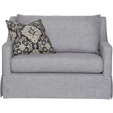 Wilmington Chair And Half with 1 Pillow In Gray