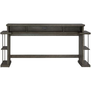 City Scape Console Bar Table In Burnished Beige