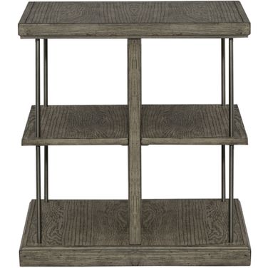 City Scape End Table In Burnished Beige