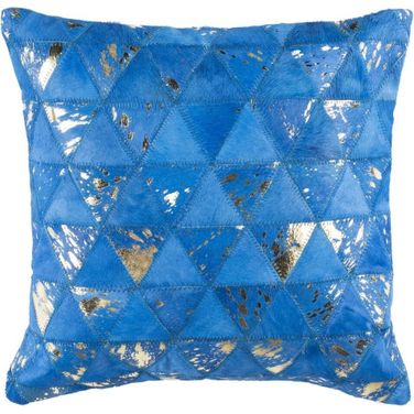 Clairton Metallic Cowhide 20X20 Pillow