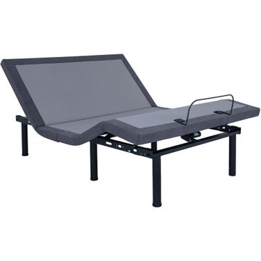 Clara California King Adjustable Bed Base Grey and Black