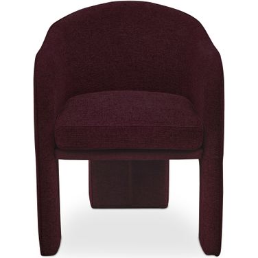 Clara Dining Chair In Plum