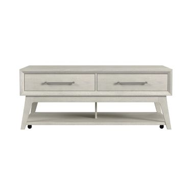 Clare Coffee Table with Casters In Almond