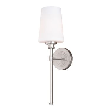 Clark Wall Light In Satin Nickel