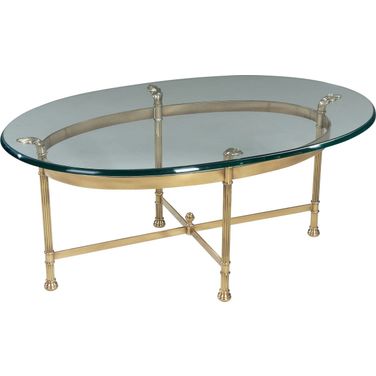 Classic Cocktail Table In Brass