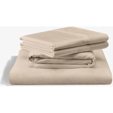 Classic Cotton Split California King Sheet Set In Sandstone