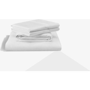 Classic Cotton Split California King Sheet Set In White