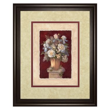 Classy Art Botanical Elegance Wall Art - Double Mat In Multi