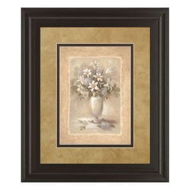 Classy Art Bounty II Wall Art - Double Mat In White