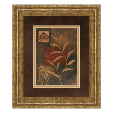 Classy Art Copper Rhythm II Wall Art - Double Mat In Multi