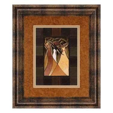 Classy Art Elegant Dance Wall Art - Double Mat In Multi