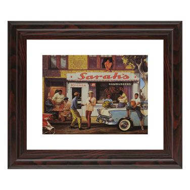 Classy Art Neighborhood Barbecue Wall Art In Multi