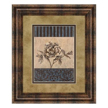 Classy Art Rose Refined I Wall Art - Double Mat In Multi