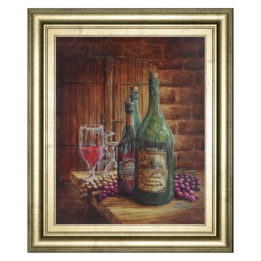 Classy Art Vineyard Still Life Wall Art In Multi