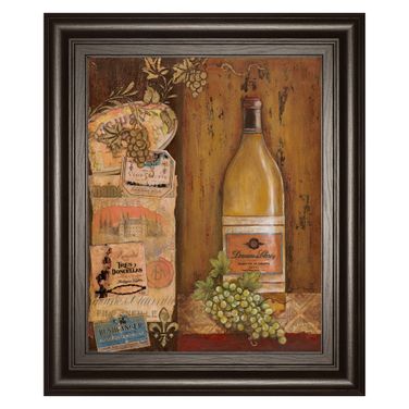 Classy Art Vintage Wine Elegance Wall Art In Multi