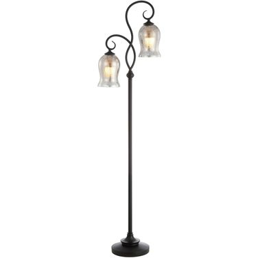 Claudia Black Floor Lamp