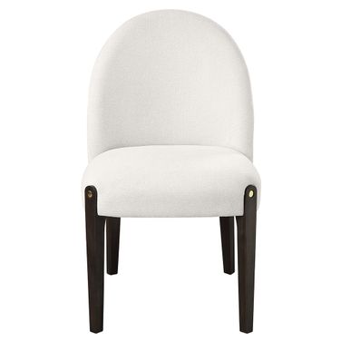 Clayten Side Chair Set of 2 In Espresso and Beige