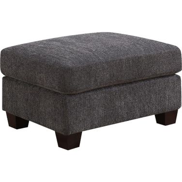 Clayton 2 Ottoman In Charcoal Gray