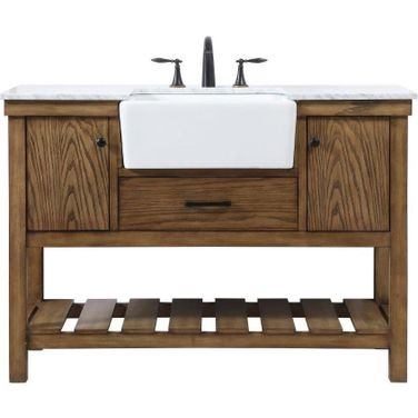 Clement 48 Inch Single Bathroom Vanity In Driftwood