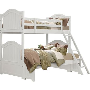 Clementine Twin/Full Bunk Bed In White