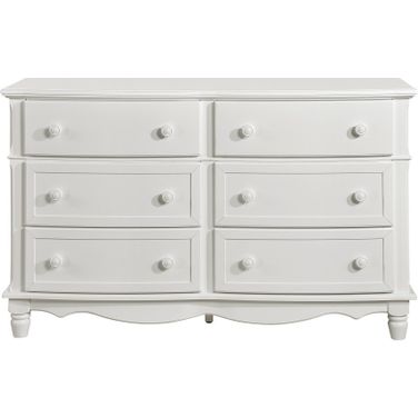 Clementine White Youth Dresser