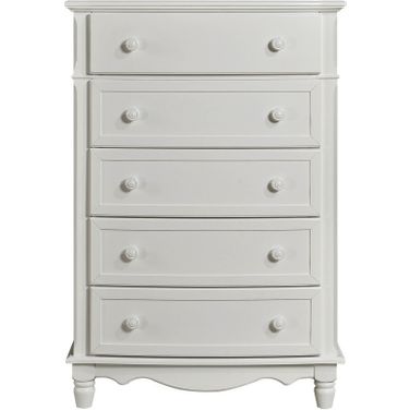 Clementine Youth Chest of Drawers In White