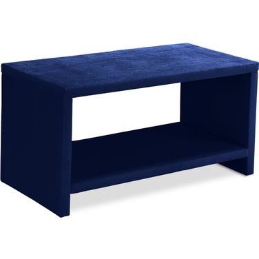Cleo Velvet Night Stand In Navy