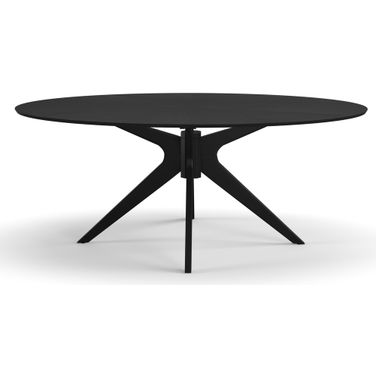 Clifford Oval Coffee Table In Black
