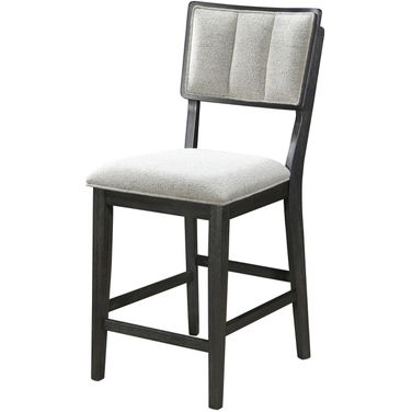 Cline Counter Height Chair Set of 2 In Light Grey