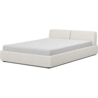 Cloud 9 Grey Chenille Fabric King Bed