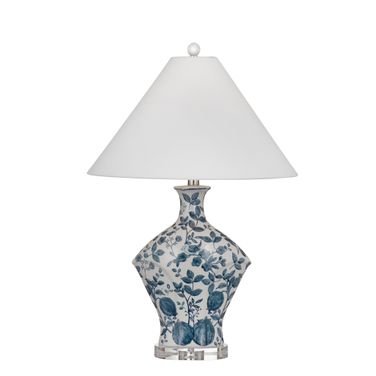 Clovelly Table Lamp In Blue