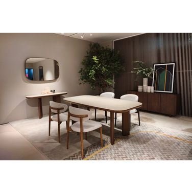 Clover Dining Room Set In Walnut