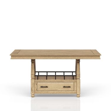 Clover Ridge Counter Table In Carmel Finish