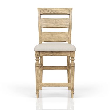 Clover Ridge Ladder Back Counter Stool In Carmel Finish