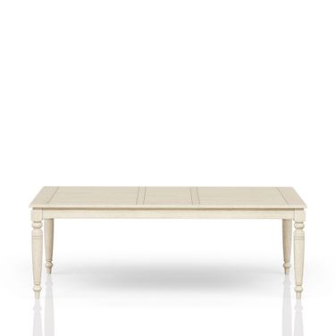 Clover Ridge Table With Leaf In Whitewash