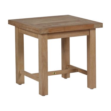 Club Teak End Table In Natural Teak