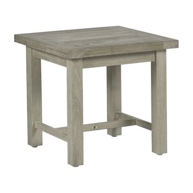 Club Teak End Table In Oyster Teak