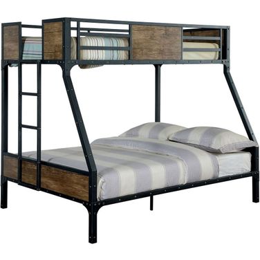 Clapton Twin Over Full Metal Bunk Bed