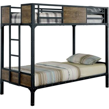 Clapton Twin Over Twin Metal Bunk Bed