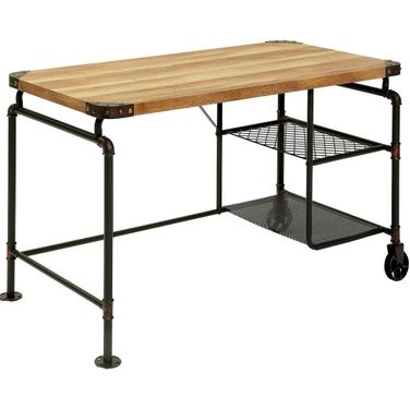 Olga I Antique Black Desk