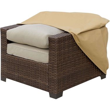 Boyle Light Brown Dust Small Chair Cover