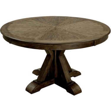 Julia Light Oak Round Dining Table