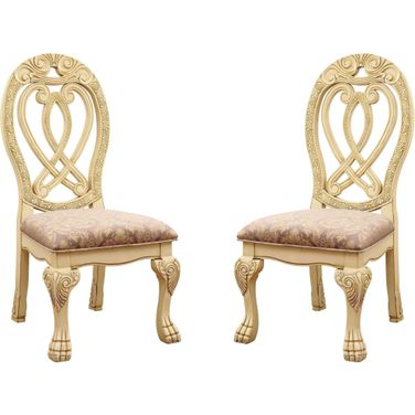 Wyndmere White Side Chair Set of 2