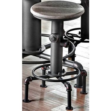 Foskey Antique Black Counter Height Chair Set Of 2